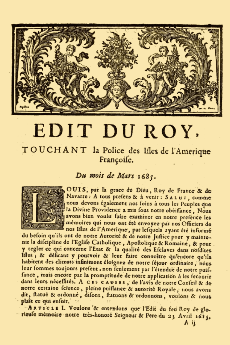 Le Code Noir mafonctionpublique.fr